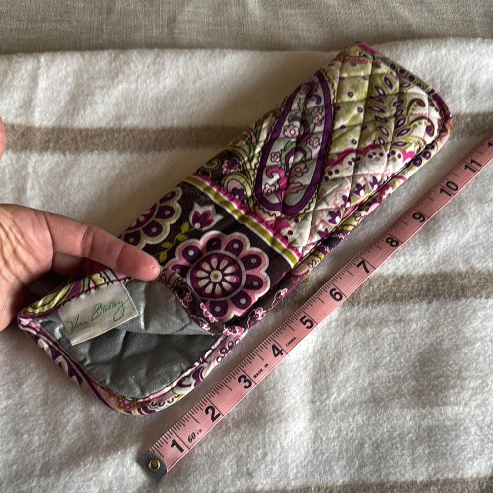 Vera Bradley Quilted Floral Flat Iron or Curling Iron Case